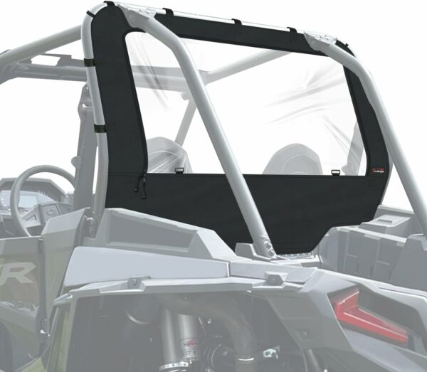 StarknightMT RZR Rear Soft Window Compatible with Polaris RZR XP 1000/4 1000/XP TURBO /XP 4 TURBO RZR Back Windshield RZR Accessories Back Dust Panel